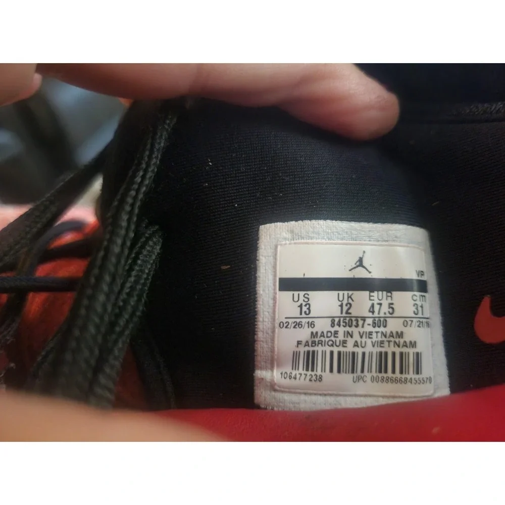 Nike Air Jordan 31 XXXI Chicago Bulls‎ Red Black White 845037-600 size 13
